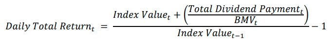 สูตรคำนวณผลตอบแทนรายวันของ-SET-Index